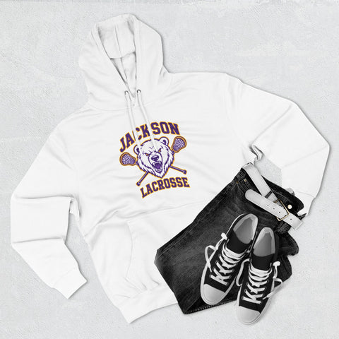 Jackson Polar Bears Lacrosse Mascot Hoodie