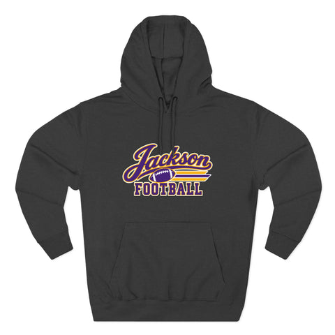 Jackson Polar Bears Football Retro Script Hoodie