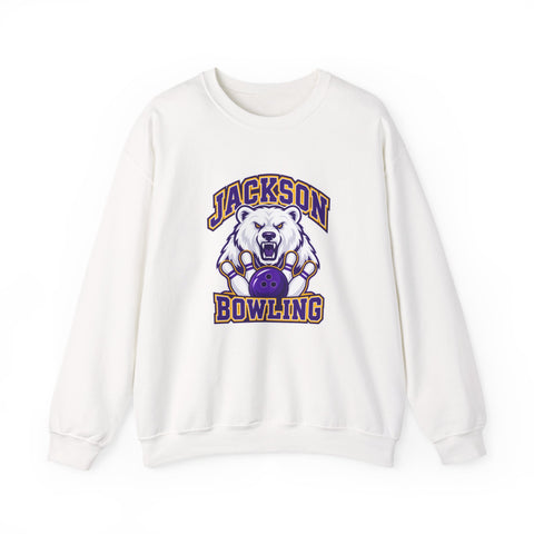 Jackson Polar Bears Bowling Mascot Crewneck Sweatshirt