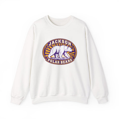 Jackson Polar Bears Heritage Bear Badge Crewneck