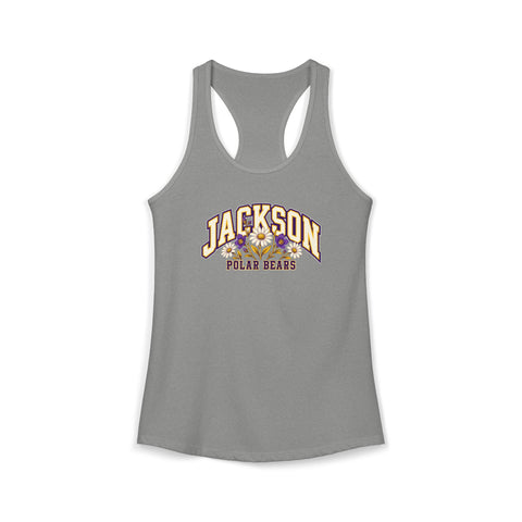 Jackson Polar Bears Women’s Wildflower Varsity Racerback Tank