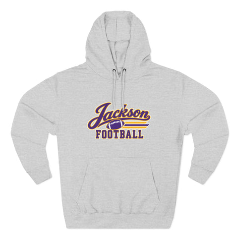 Jackson Polar Bears Football Retro Script Hoodie