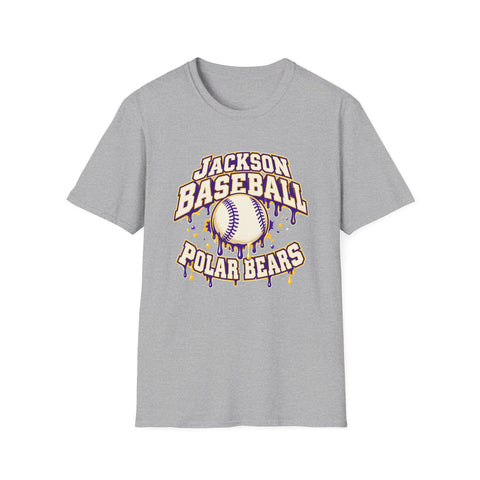 Jackson Polar Bears Baseball Drip T-Shirt