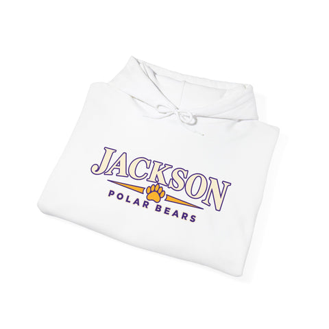 Jackson Polar Bears Classic Serif Paw Hoodie