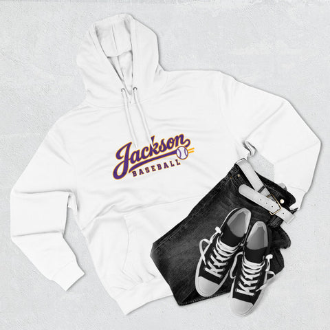 Jackson Polar Bears Baseball Retro Script Hoodie
