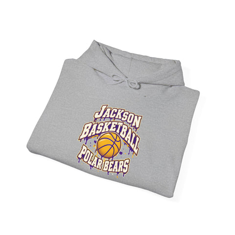 Jackson Polar Bears Basketball Drip Hoodie
