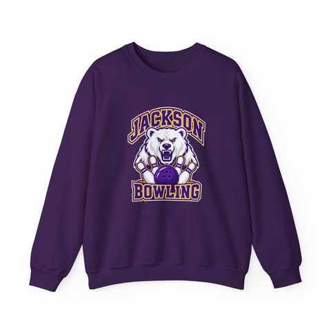Jackson Polar Bears Bowling Mascot Crewneck Sweatshirt