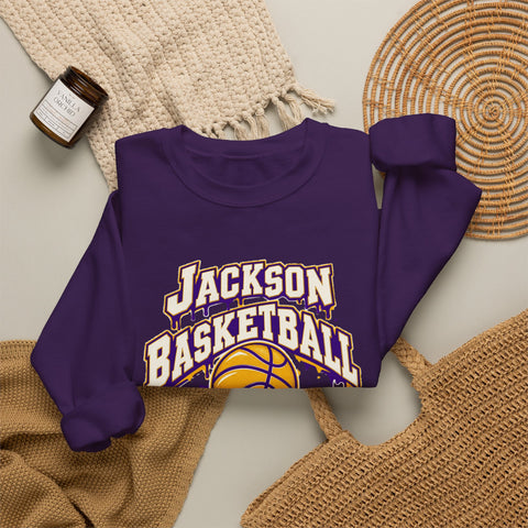 Jackson Polar Bears Basketball Drip Crewneck