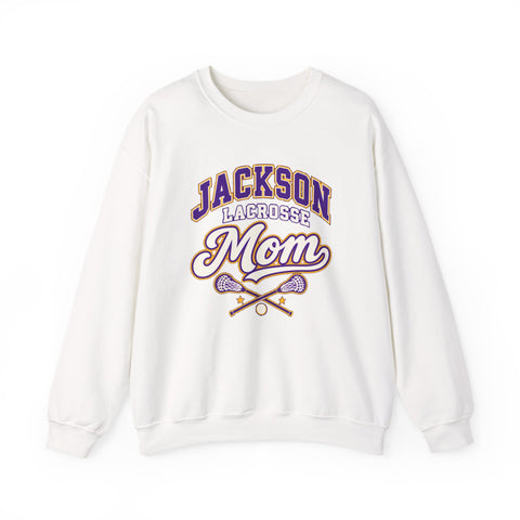 Jackson Polar Bears Lacrosse Mom Crewneck