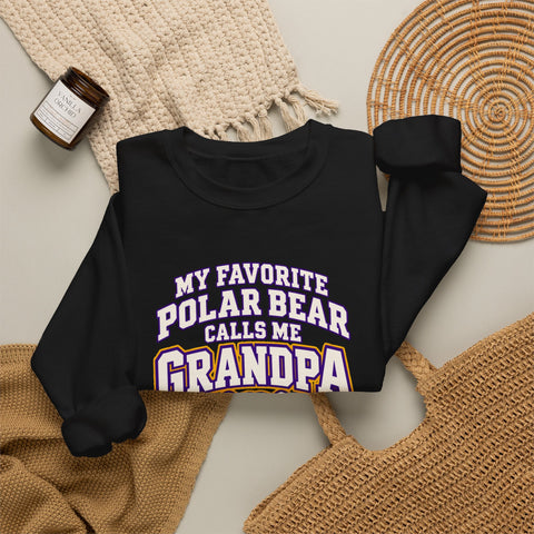 Jackson Polar Bears My Favorite Polar Bear Grandpa Crewneck