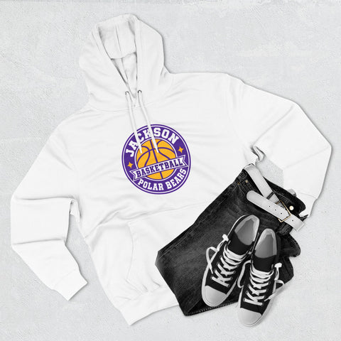 Jackson Polar Bears Basketball Retro Badge Hoodie