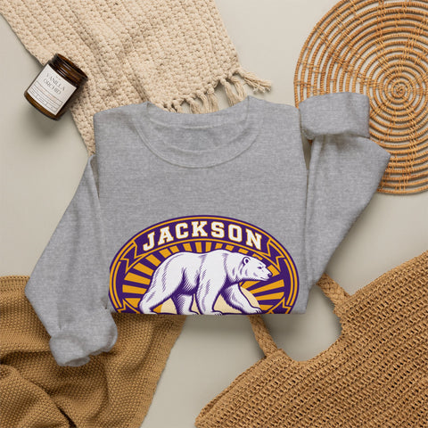 Jackson Polar Bears Heritage Bear Badge Crewneck