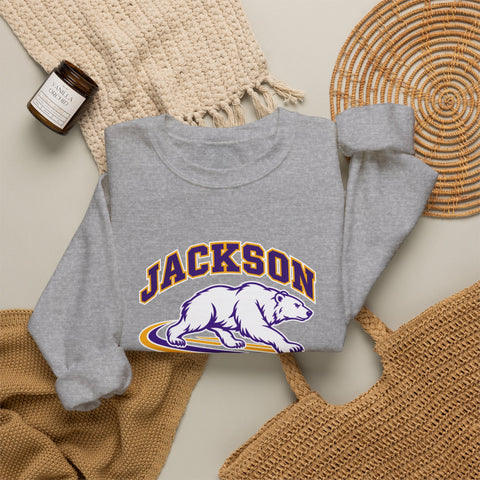 Jackson Polar Bears Cross Country Running Bear Crewneck Sweatshirt