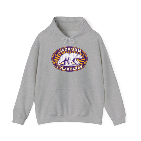 Jackson Polar Bears Heritage Bear Badge Hoodie