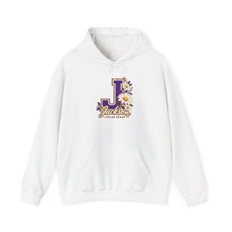 Jackson Polar Bears Daisy Monogram J Hoodie