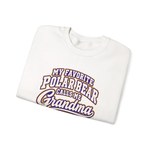 Jackson Polar Bears My Favorite Polar Bear Grandma Crewneck