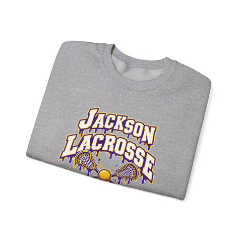 Jackson Polar Bears Lacrosse Drip Crewneck