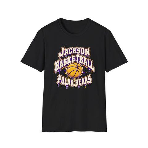Jackson Polar Bears Basketball Drip T-Shirt
