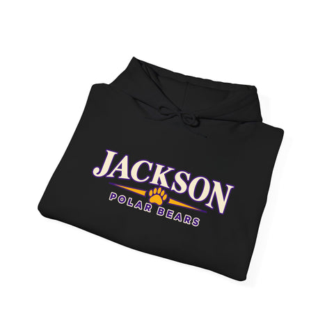 Jackson Polar Bears Classic Serif Paw Hoodie