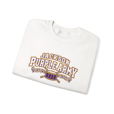 Jackson Polar Bears Purple Army Band Crewneck