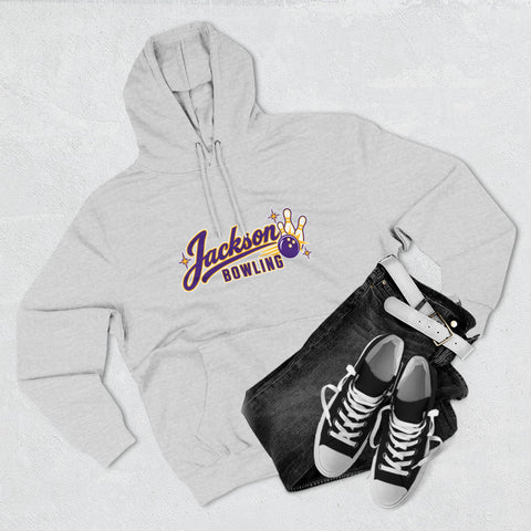 Jackson Polar Bears Bowling Retro Script Hoodie