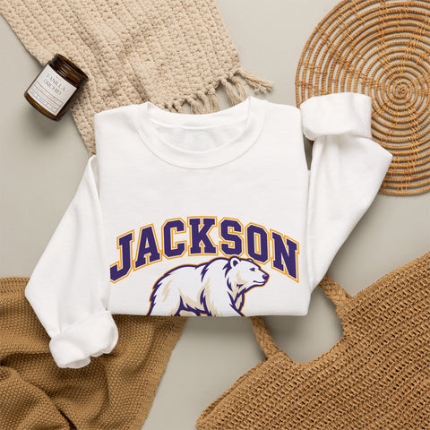 Jackson Polar Bears Varsity Arch Crewneck