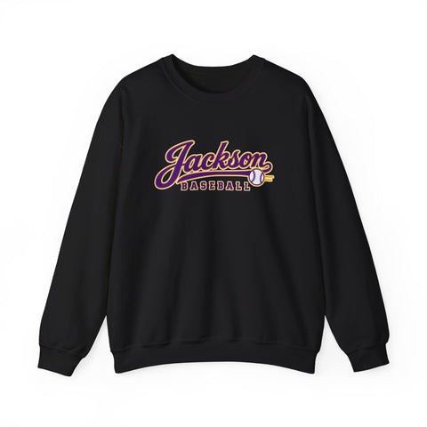 Jackson Polar Bears Baseball Retro Script Crewneck Sweatshirt