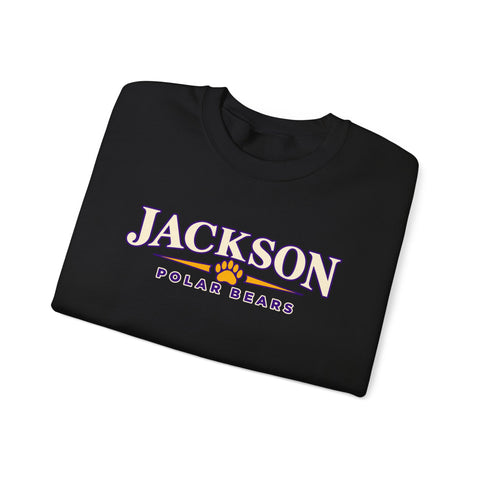 Jackson Polar Bears Classic Serif Paw Crewneck