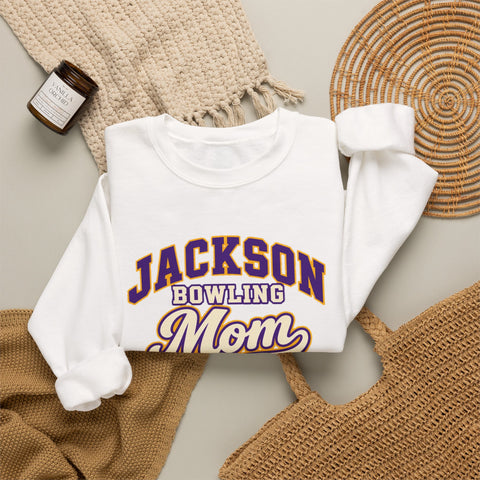 Jackson Polar Bears Bowling Mom Crewneck
