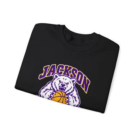 Jackson Polar Bears Basketball Mascot Crewneck Sweatshirt