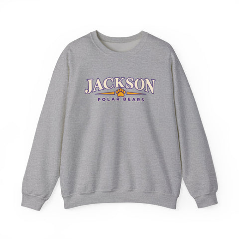 Jackson Polar Bears Classic Serif Paw Crewneck